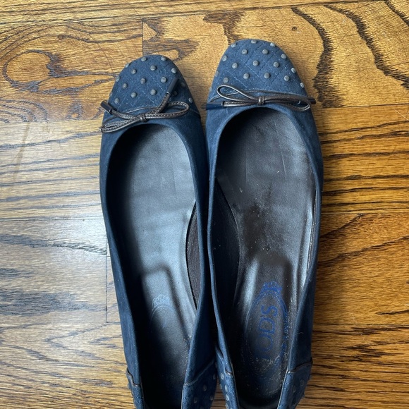 tod's Blue Studded Flats size 40 - Picture 5 of 7